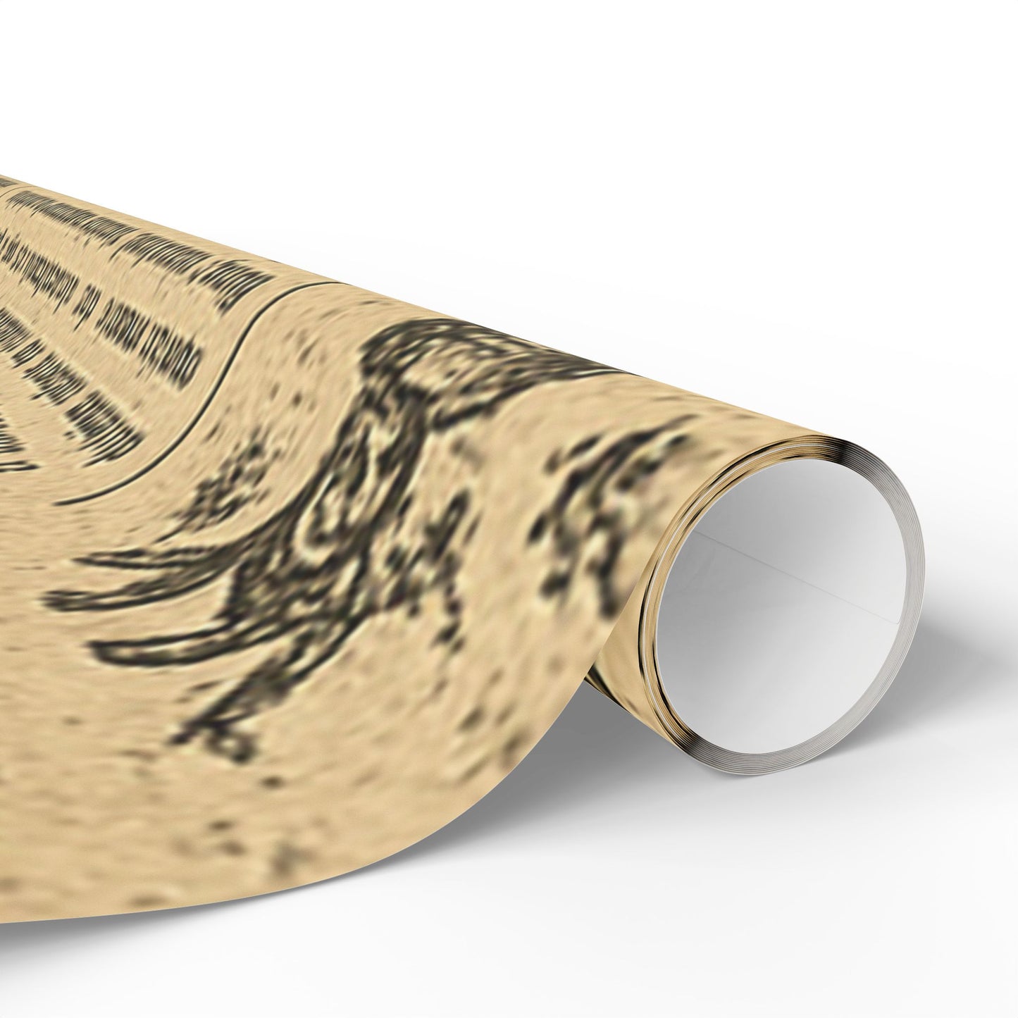 Wrapping Papers Vintage Newspaper Christmas Wrapping Paper | Black & White Retro Holiday Gift Wrap