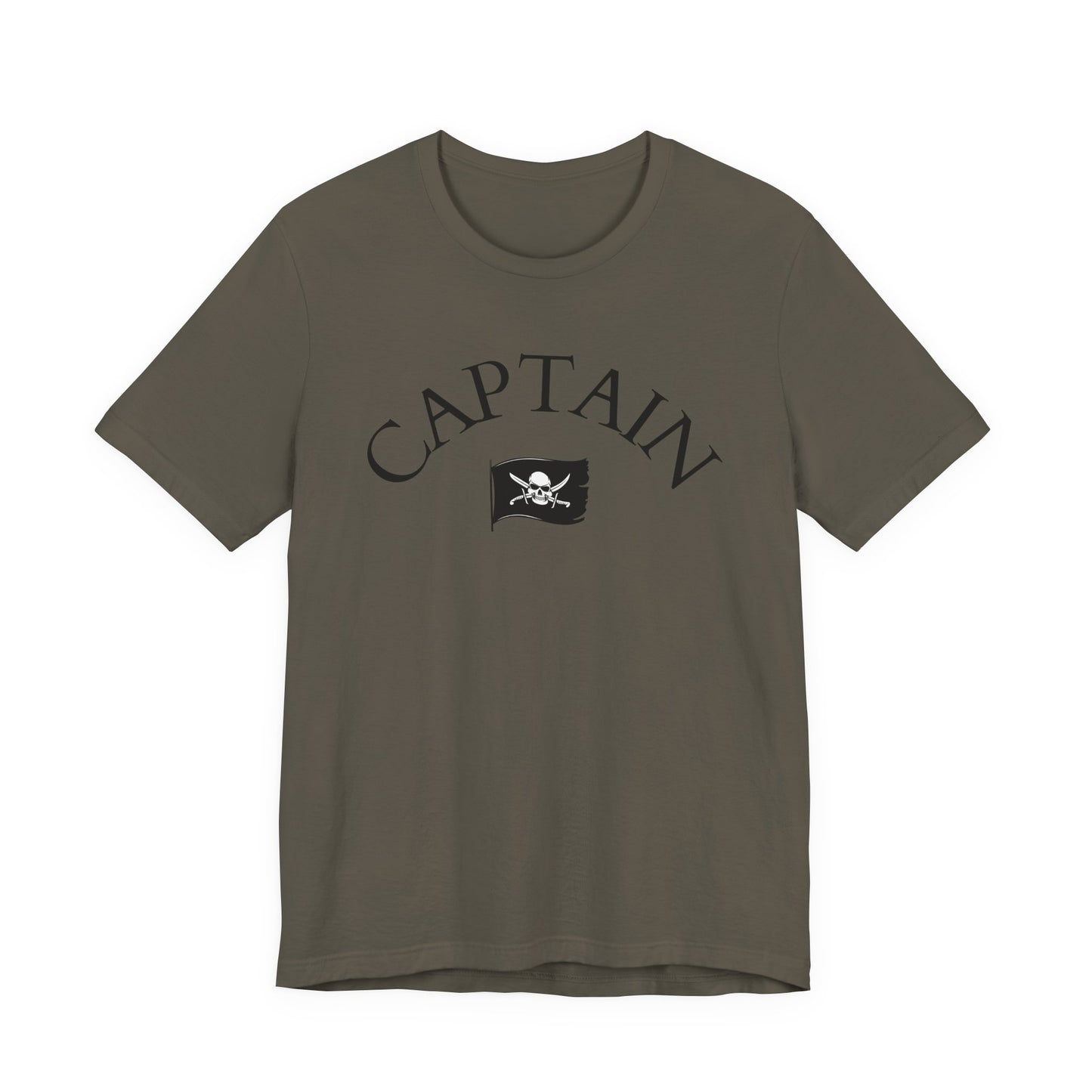 T-Shirt Captain  Nautical Graphic Tee, Sea Lover Shirt, Sailor Theme Top, Unisex Beach Style