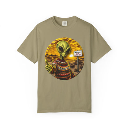 Area 51 Alien Ugly Sweater T-shirt, Extraterrestrial Graphic Tee, UFO Lover Gift, Funny Space Shirt, Ayy Lmao Clothing, Alien Abduction