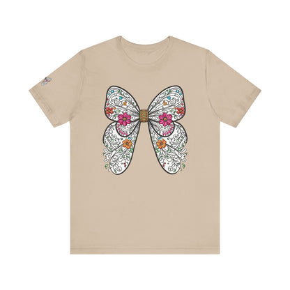 Butterfly Unisex Tee, Nature Lover Shirt, Spring Graphic Top, Insect Print T-Shirt, Garden Theme Clothing