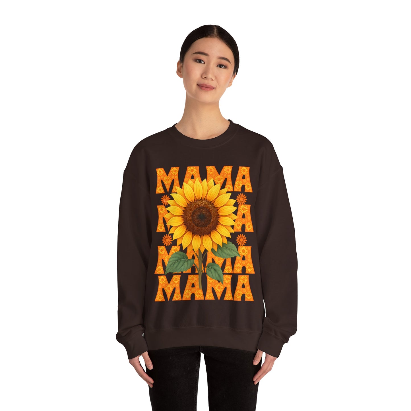 Mama Sweatshirt, Mother's Day Gift, Floral Crewneck Jumper, Gift for Mom, Cute Mom Apparel, Cozy Motherhood Pullover
