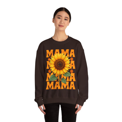 Mama Sweatshirt, Mother's Day Gift, Floral Crewneck Jumper, Gift for Mom, Cute Mom Apparel, Cozy Motherhood Pullover