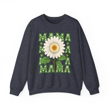 Mama Sweatshirt, Mother's Day Gift, Unisex Crewneck Jumper, Floral Top, Mom Birthday Present, Spring Outerwear,
