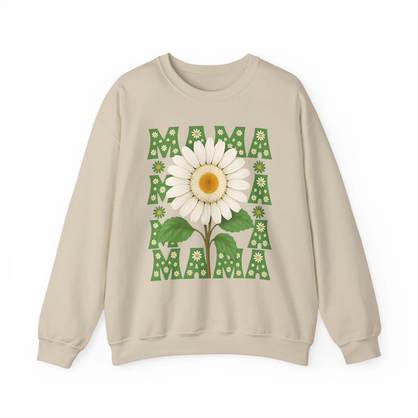 Mama Sweatshirt, Mother's Day Gift, Unisex Crewneck Jumper, Floral Top, Mom Birthday Present, Spring Outerwear,