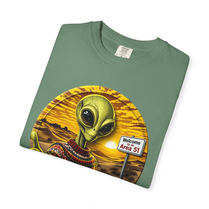 Area 51 Alien Ugly Sweater T-shirt, Extraterrestrial Graphic Tee, UFO Lover Gift, Funny Space Shirt, Ayy Lmao Clothing, Alien Abduction