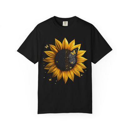 Sunflower Unisex T-shirt, Yellow Flower Tee, Floral Shirt, Botanical Top, Nature Lover Gift