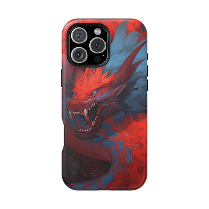 Phone Cases, Red Dragon Design, Dragon Lover Gift, Protective Cover, Unique Phone Accessories, Mythical Creature Phone Case