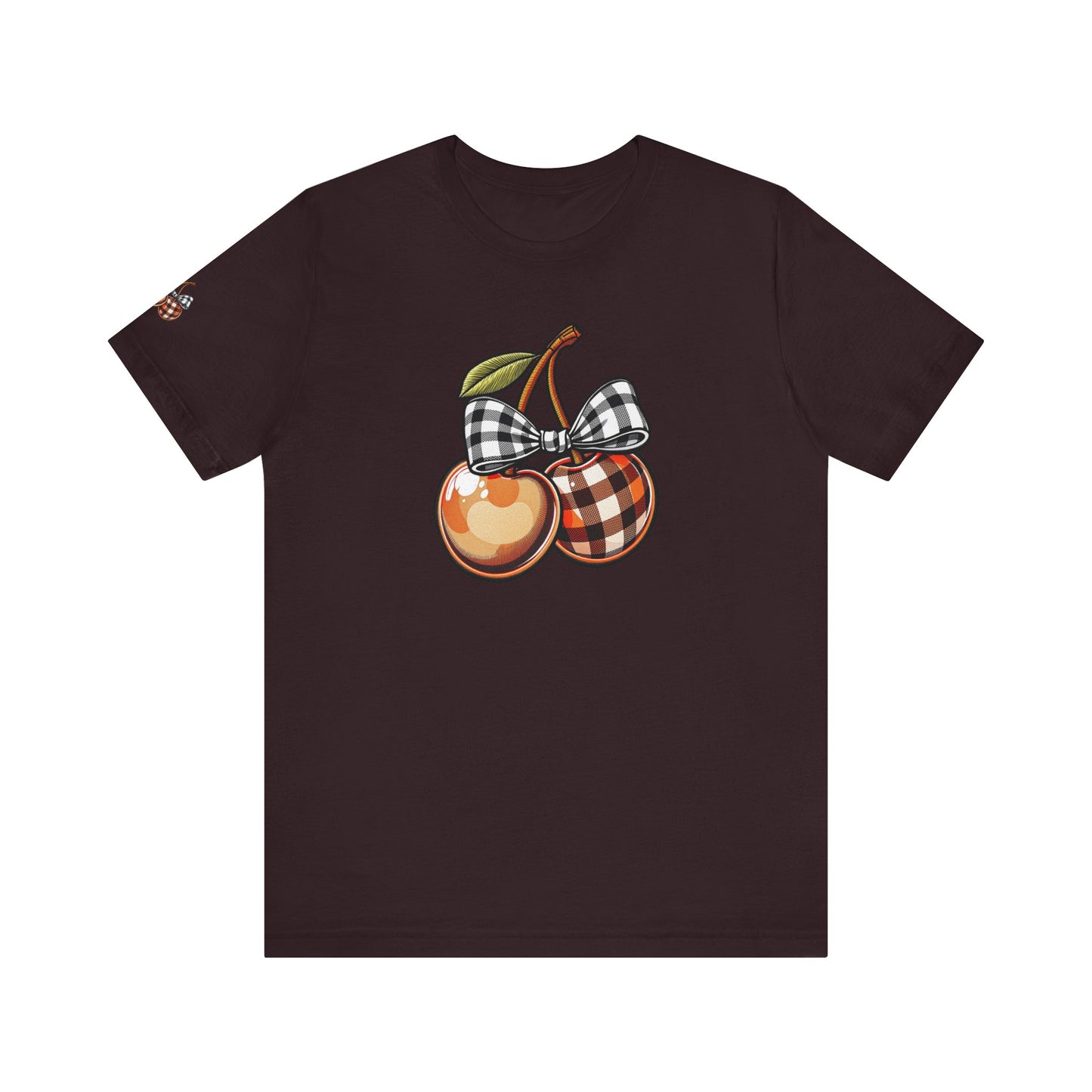 Cherry Embroidery Illusion Shirt