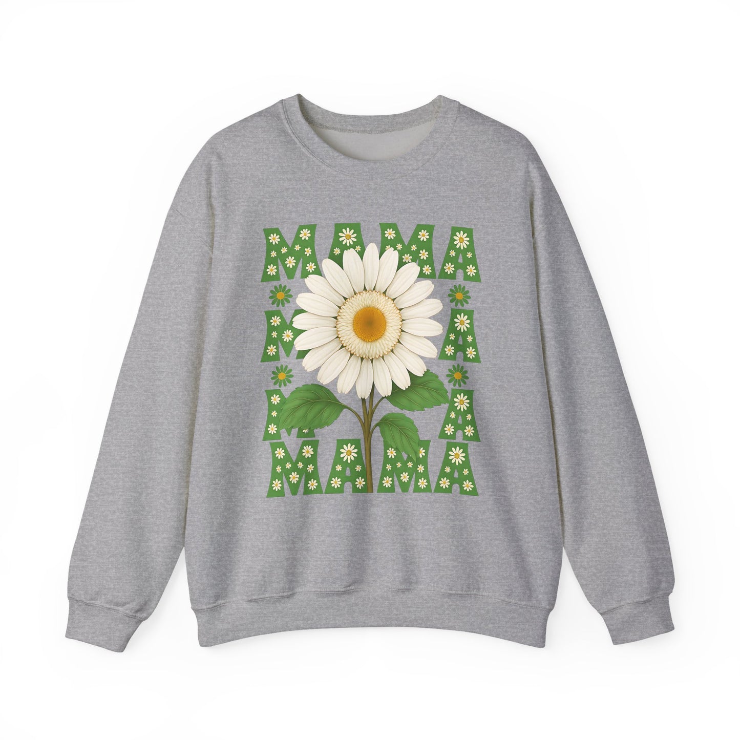 Mama Sweatshirt, Mother's Day Gift, Unisex Crewneck Jumper, Floral Top, Mom Birthday Present, Spring Outerwear,