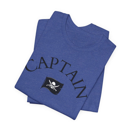 T-Shirt Captain  Nautical Graphic Tee, Sea Lover Shirt, Sailor Theme Top, Unisex Beach Style