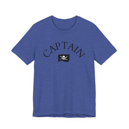 T-Shirt Captain  Nautical Graphic Tee, Sea Lover Shirt, Sailor Theme Top, Unisex Beach Style