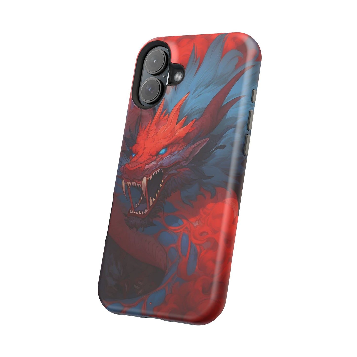Phone Cases, Red Dragon Design, Dragon Lover Gift, Protective Cover, Unique Phone Accessories, Mythical Creature Phone Case