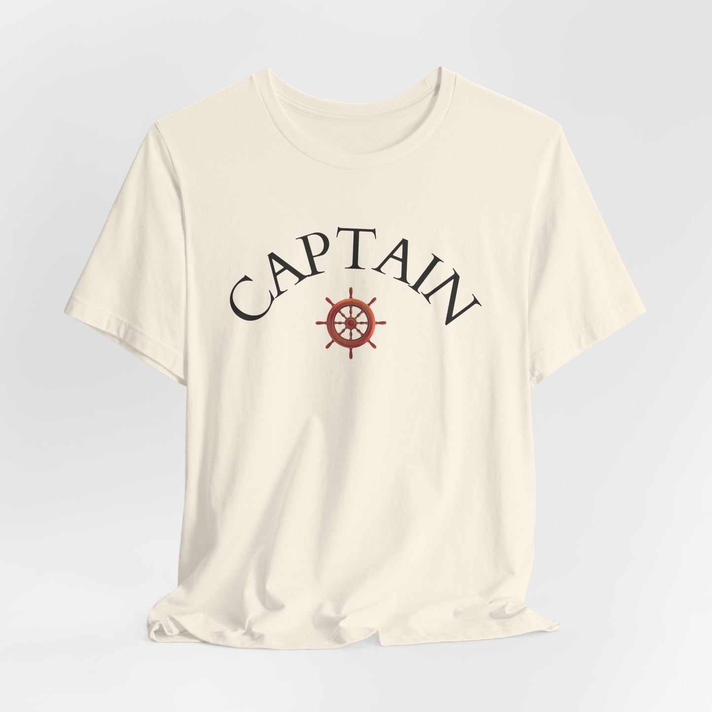 T-Shirt Captain, Nautical Graphic Tee, Sea Lover Shirt, Sailor Theme Top, Unisex Beach Style
