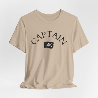 T-Shirt Captain  Nautical Graphic Tee, Sea Lover Shirt, Sailor Theme Top, Unisex Beach Style