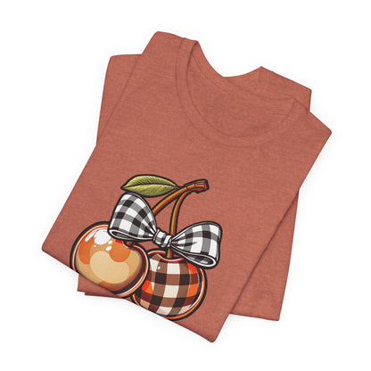 Cherry Embroidery Illusion Shirt