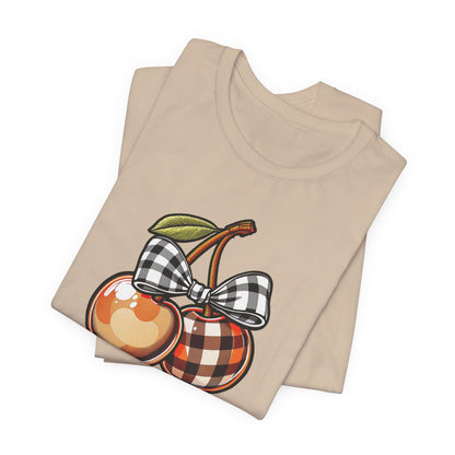 Cherry Embroidery Illusion Shirt