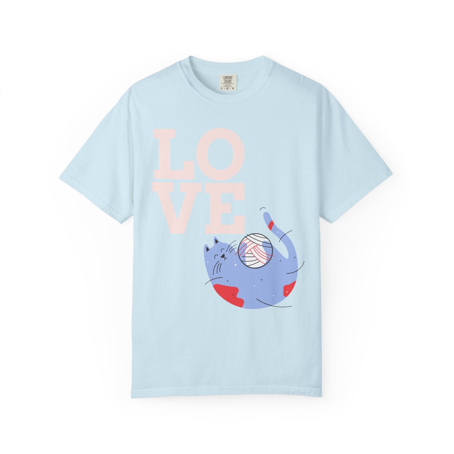 Comfort ColorsT-shirt Love Cats, cute