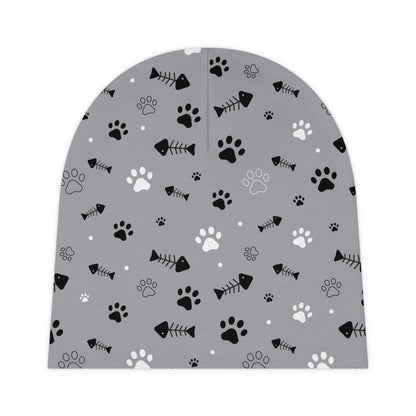 Baby Beanie - Cat Paw Knit Hat,  Animal Lover Gift