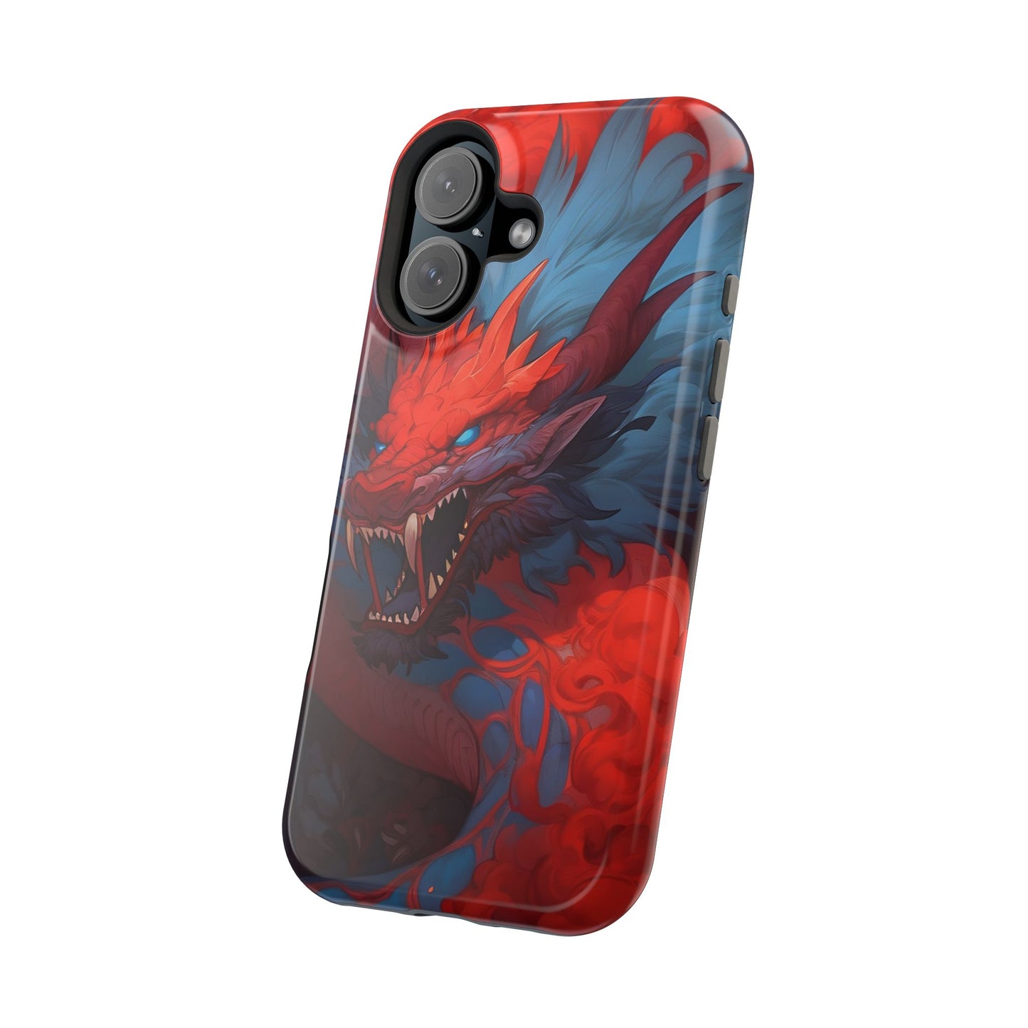 Phone Cases, Red Dragon Design, Dragon Lover Gift, Protective Cover, Unique Phone Accessories, Mythical Creature Phone Case