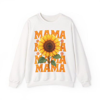 Mama Sweatshirt, Mother's Day Gift, Floral Crewneck Jumper, Gift for Mom, Cute Mom Apparel, Cozy Motherhood Pullover