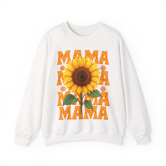 Mama Sweatshirt, Mother's Day Gift, Floral Crewneck Jumper, Gift for Mom, Cute Mom Apparel, Cozy Motherhood Pullover