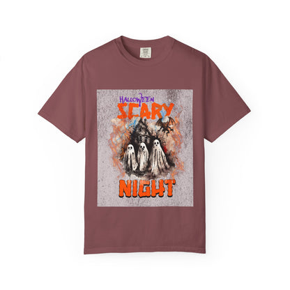 Ghostly Halloween Night Unisex T-shirt