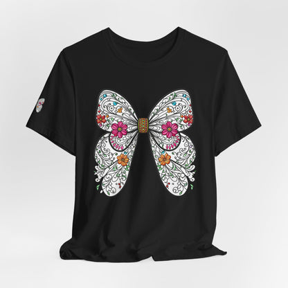 T-Shirt Butterfly , Nature Lover Tee, Spring Graphic Top, Garden Inspired Shirt, Unisex Insect Design