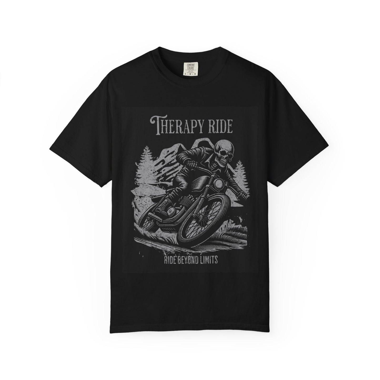 Unisex  T-shirt therapy ride beyond limits
