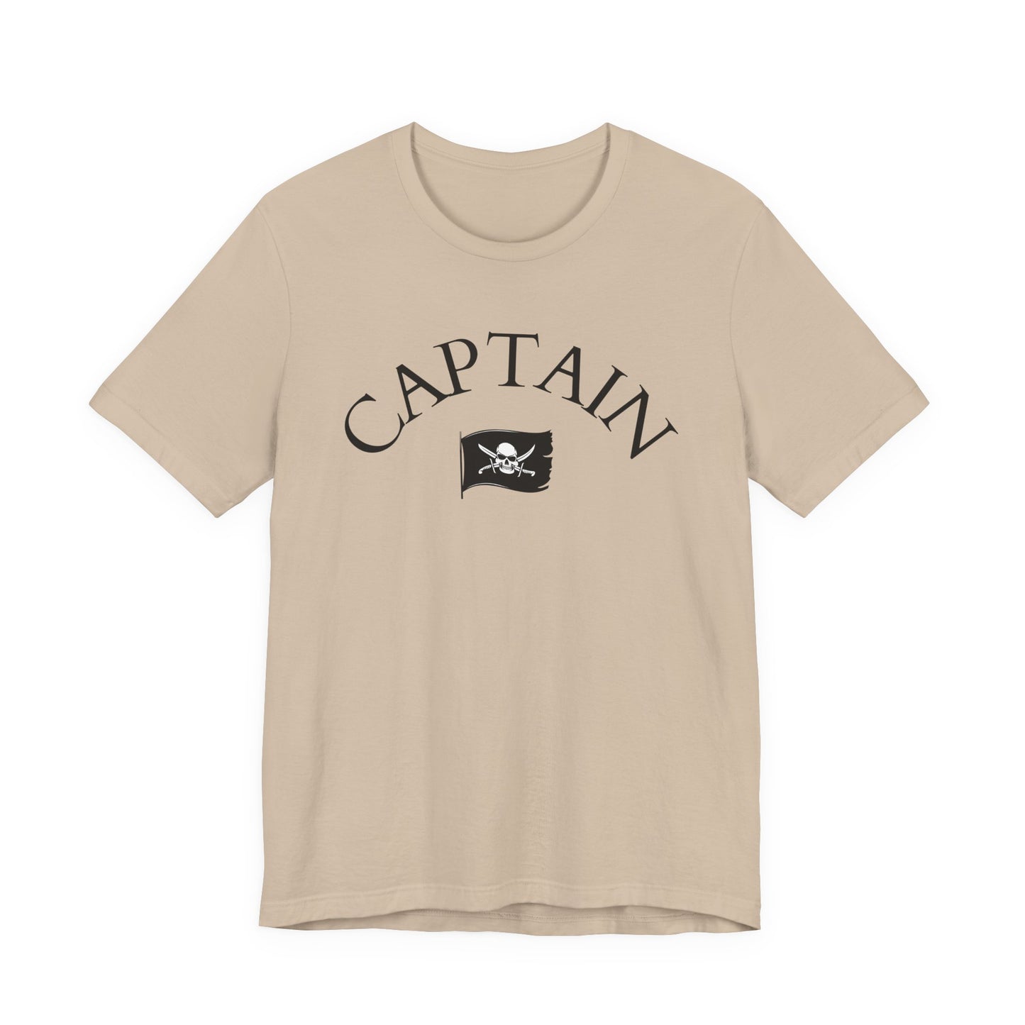 T-Shirt Captain  Nautical Graphic Tee, Sea Lover Shirt, Sailor Theme Top, Unisex Beach Style