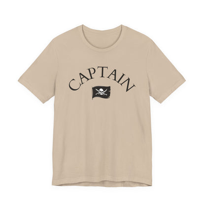 T-Shirt Captain  Nautical Graphic Tee, Sea Lover Shirt, Sailor Theme Top, Unisex Beach Style