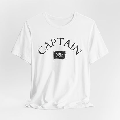 T-Shirt Captain  Nautical Graphic Tee, Sea Lover Shirt, Sailor Theme Top, Unisex Beach Style