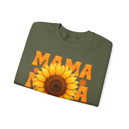 Mama Sweatshirt, Mother's Day Gift, Floral Crewneck Jumper, Gift for Mom, Cute Mom Apparel, Cozy Motherhood Pullover