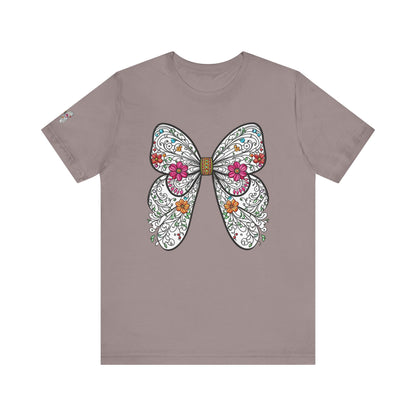 Butterfly Unisex Tee, Nature Lover Shirt, Spring Graphic Top, Insect Print T-Shirt, Garden Theme Clothing