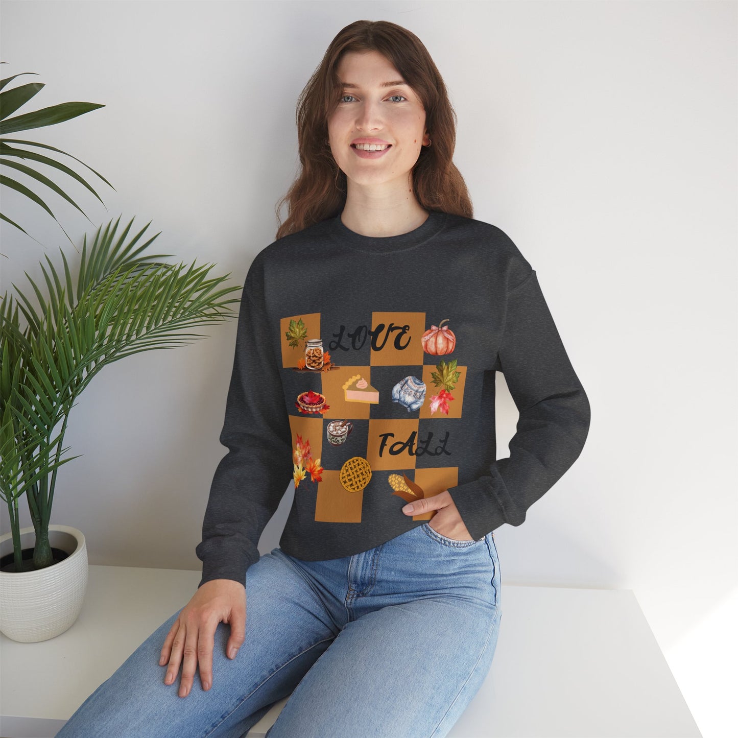 Love Fall Cozy Unisex Sweatshirt - Gildan Heavy Blend™