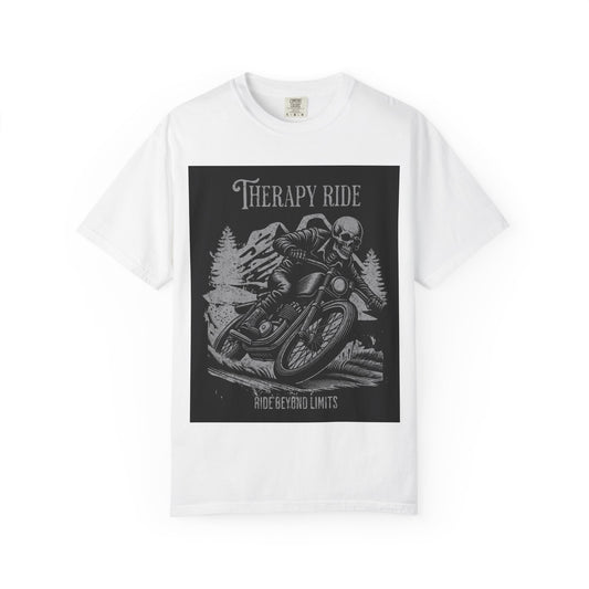 Unisex  T-shirt therapy ride beyond limits