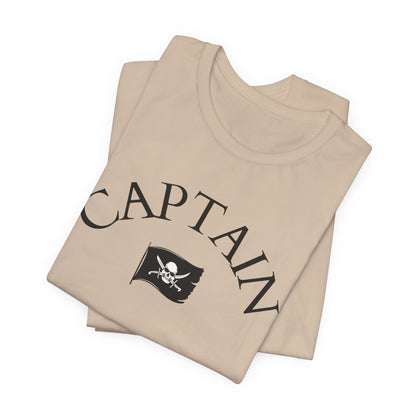 T-Shirt Captain  Nautical Graphic Tee, Sea Lover Shirt, Sailor Theme Top, Unisex Beach Style