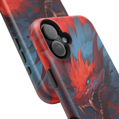 Phone Cases, Red Dragon Design, Dragon Lover Gift, Protective Cover, Unique Phone Accessories, Mythical Creature Phone Case