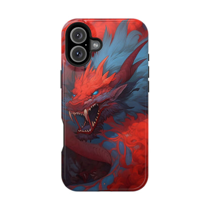 Phone Cases, Red Dragon Design, Dragon Lover Gift, Protective Cover, Unique Phone Accessories, Mythical Creature Phone Case