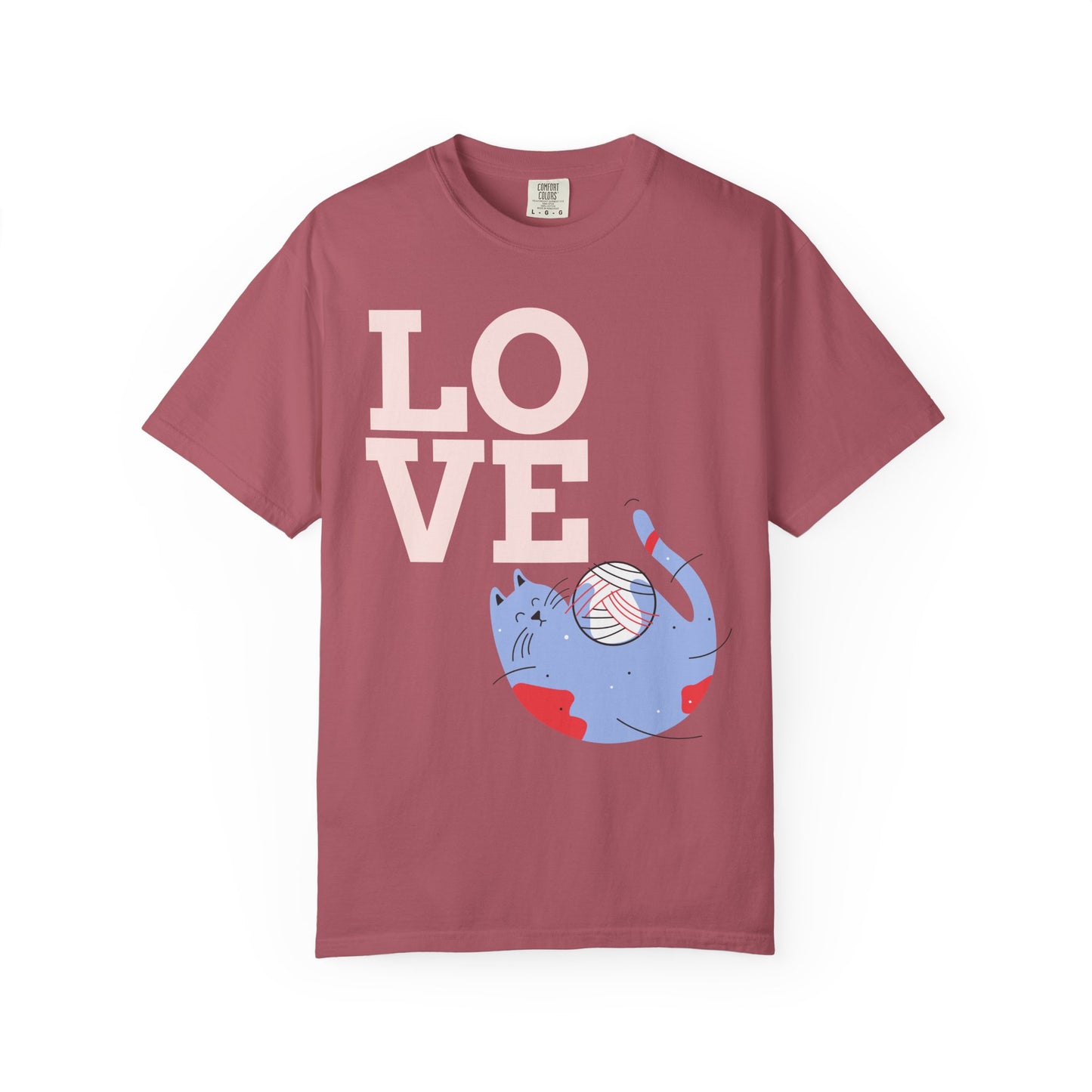 Comfort ColorsT-shirt Love Cats, cute