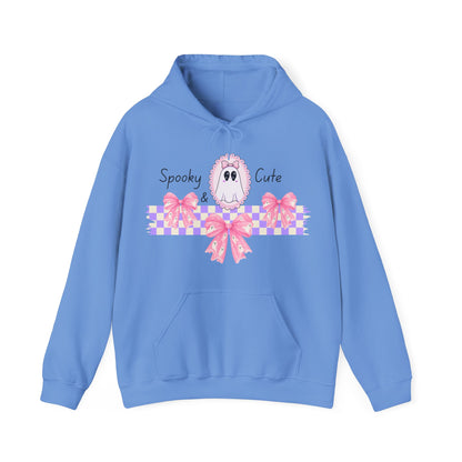 Spooky and Cute Pink Ghosts Unisex Hoodie - Halloween Sweatshirt, Gender-Neutral Pullover, Scary & Adorable Top