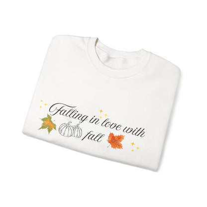 Swetshirt Falling  In Love With Fall Crewneck