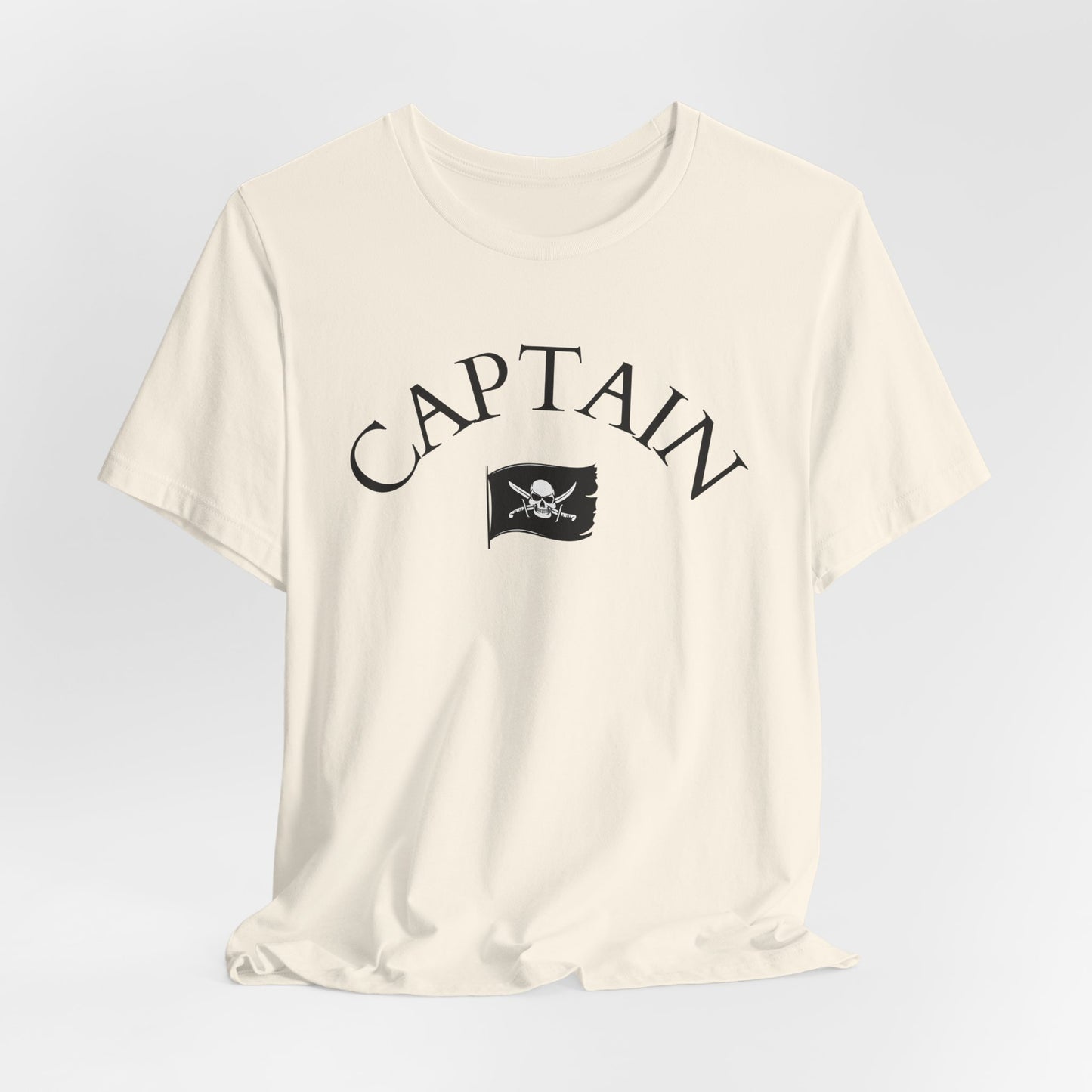 T-Shirt Captain  Nautical Graphic Tee, Sea Lover Shirt, Sailor Theme Top, Unisex Beach Style