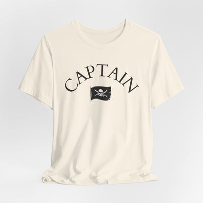 T-Shirt Captain  Nautical Graphic Tee, Sea Lover Shirt, Sailor Theme Top, Unisex Beach Style