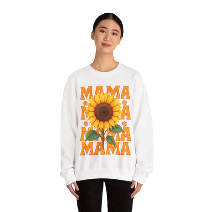 Mama Sweatshirt, Mother's Day Gift, Floral Crewneck Jumper, Gift for Mom, Cute Mom Apparel, Cozy Motherhood Pullover