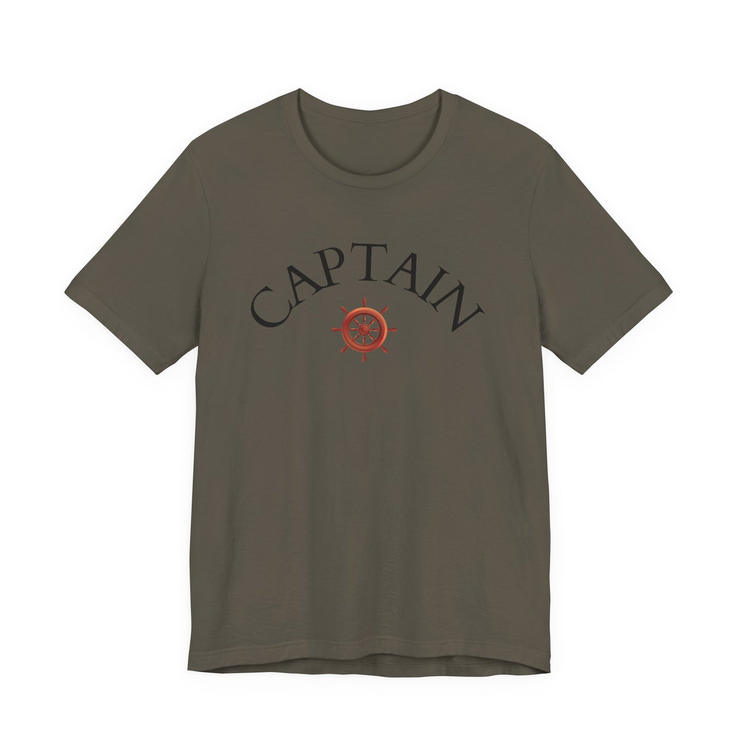 T-Shirt Captain, Nautical Graphic Tee, Sea Lover Shirt, Sailor Theme Top, Unisex Beach Style