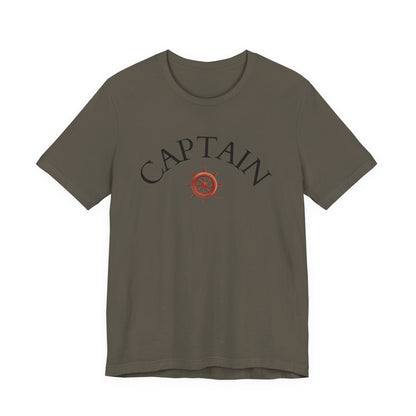 T-Shirt Captain, Nautical Graphic Tee, Sea Lover Shirt, Sailor Theme Top, Unisex Beach Style