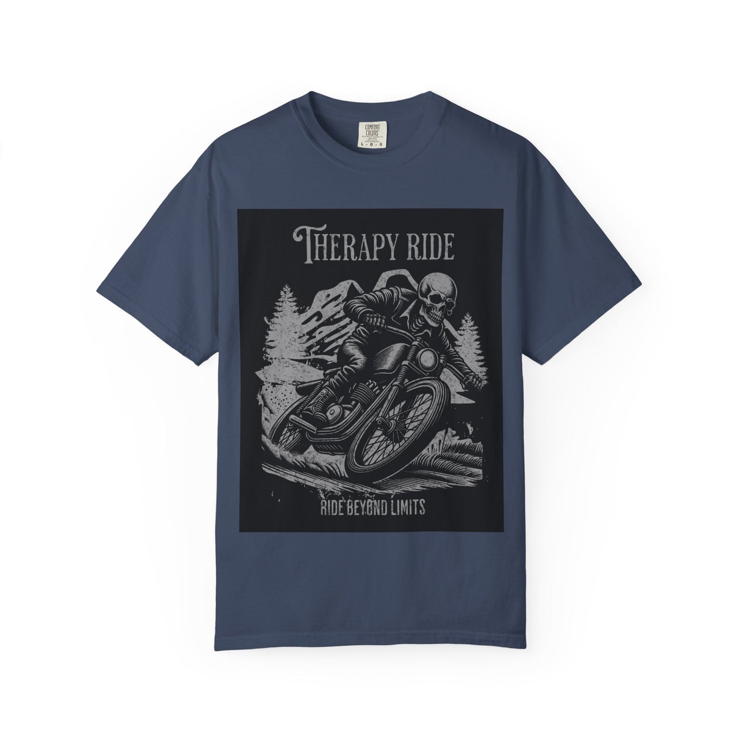 Unisex  T-shirt therapy ride beyond limits