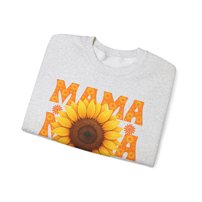 Mama Sweatshirt, Mother's Day Gift, Floral Crewneck Jumper, Gift for Mom, Cute Mom Apparel, Cozy Motherhood Pullover