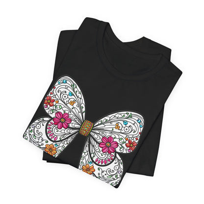 T-Shirt Butterfly , Nature Lover Tee, Spring Graphic Top, Garden Inspired Shirt, Unisex Insect Design