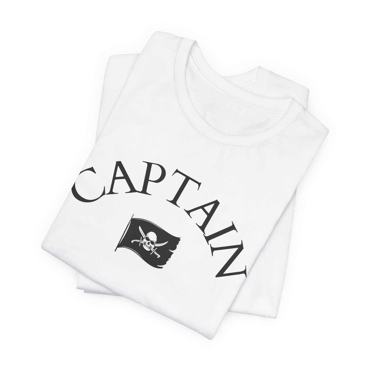 T-Shirt Captain  Nautical Graphic Tee, Sea Lover Shirt, Sailor Theme Top, Unisex Beach Style